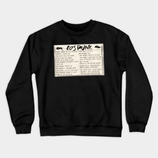 80's Punk Mixed Tape Cassette Crewneck Sweatshirt